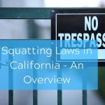 California squatting laws