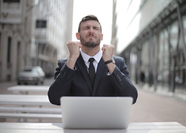 A frustrated investor. 